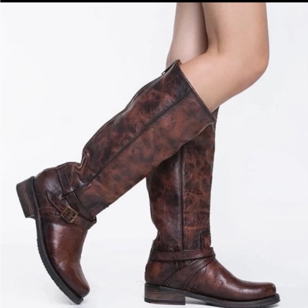 Freebird  Shado Boots Equestrian Leather Cognac Sz 6 EUC!